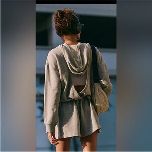 Free People Such A Flirt Romper grey comficore